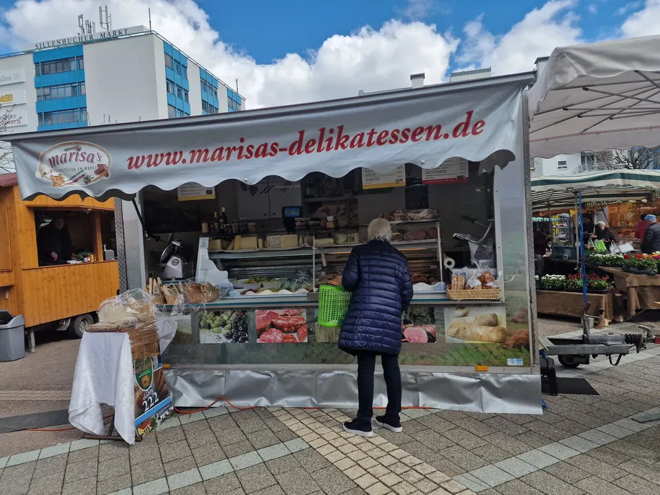 Marisas Marktstand in Stuttgart-Sillenbuch